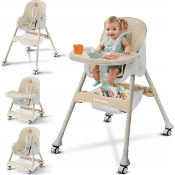 Jídelní židlička Jídelní židlička Harmony 4v1 béžová