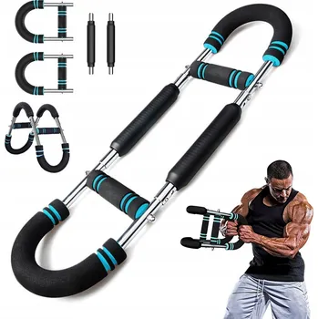 IP kamera PŘENOSNÝ POSILOVAČ HRUDNÍKU U-SHAPED OCELOVÝ SE 3 ÚROVNĚMI ODPORU