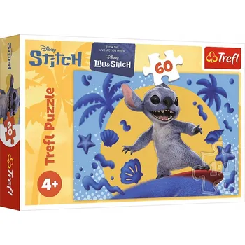 Trefl PUZZLE Den se Stitchem LiloStitch skládačka 33x22cm 60 dílků