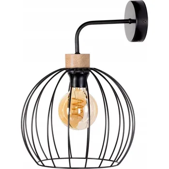 Nástěnné svítidlo Nástěnné svítidlo SPOT Light 1xE27 60W Dub Olejovaný s černým stínidlem