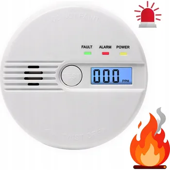 Detektor CO Detektor Oxidu Uhelnatého zemního plynu Detektor oxidu uhelnatého CERTIFIKOVANÝ 85 dB LCD