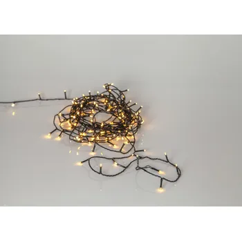 Vánoční světelná dekorace Světelný LED řetěz délka 7 m Star Trading Flashy - černý