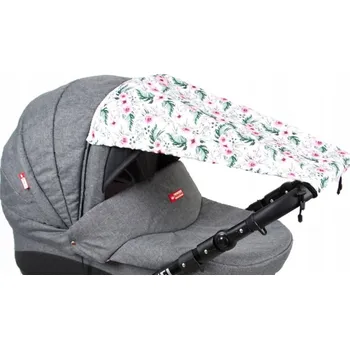 Clona na kočárek - květy