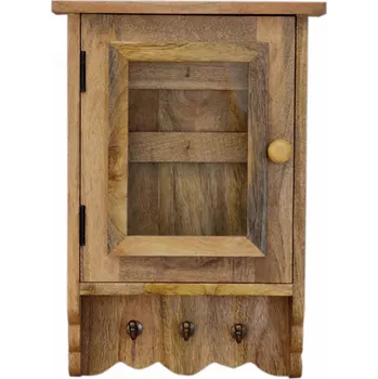 Skříňka na klíč Skříňka na klíče dřevěná 35x50x10 z mangového dřeva