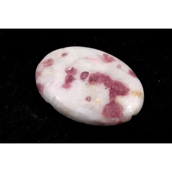 Přírodní kámen Kabošon Růžový Turmalín č.7367 (35x25x7mm)