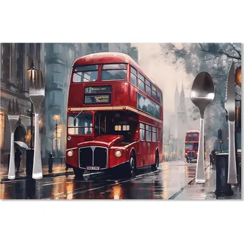 prostírání Sablio Prostírání Londýn Double-decker 2: 40x30cm