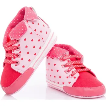 Capáčky Kojenecké capáčky, tenisky 6-12 měsíců KTR 015 růžová