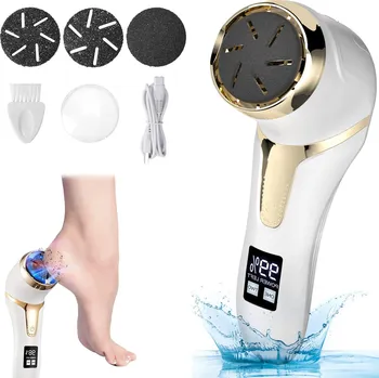 Pilník na patu Elektrický Pilník na nohy , pilník na paty, pemza, akumulátorová sada 3 HLAVICE