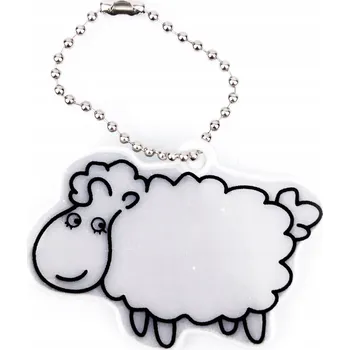 Přívěsek Reflexní přívěsek – stříbrná ovečka