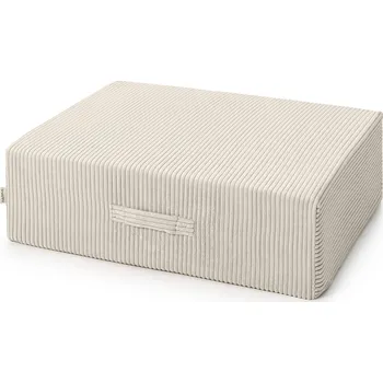 Trampolína Dětská pružinová trampolína SHAPPY manšestr Barva: Vanilla