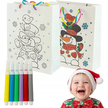 Obraz DÁRKOVÁ TAŠKA TAŠKA K VYBARVOVÁNÍ PRO DĚTI 23X18X10 CM