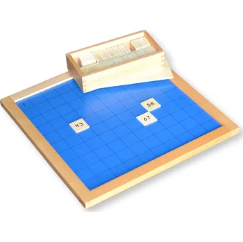 Dřevěná hračka Moyo Montessori Stovková tabule