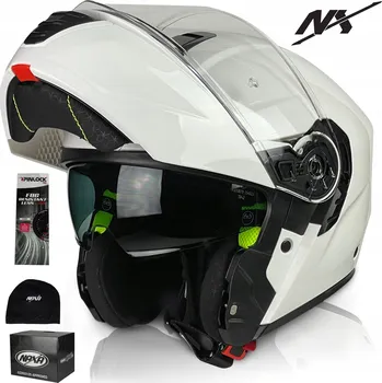 Helma na motorku NAXA FO7/C PINLOCK OTEVÍRACÍ MOTOCYKLOVÁ PŘILBA XXL