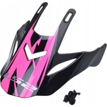 Motodoplněk Kšilt pro helmu LS2 MX437 Fast Evo Roar Black Purp