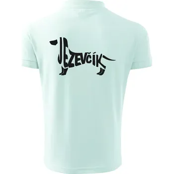 Pánská košile Jezevčík - CZ - Polokošile pánská Pique Polo 203 - L ( Frost )