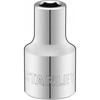 Stanley Krátká chromovaná nástrčná hlavice 1/2" šestihranná 16 mm S/88-738-0 3253560887384