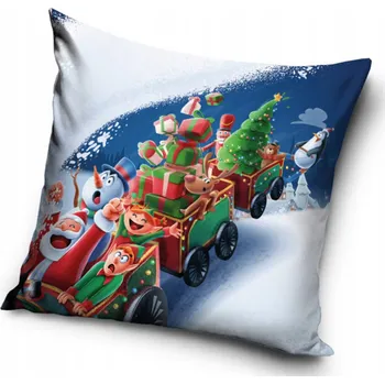 Povlak na polštářek Carbotex povlak na polštář vánoční PNL237005 Mikuláš