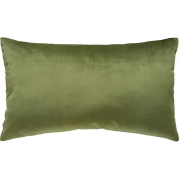 Povlak na dekorativní polštářek Dekorativní POVLAK Boho velur velvet zeleň olivově zelený 40x60