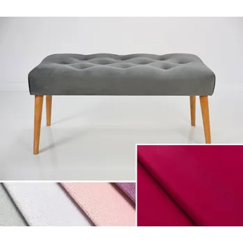 Čalouněná lavice DARINA 80x40x42 cm, barva rubínová