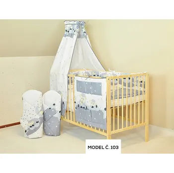Dětské zboží Postýlka s kompletní výbavou classic model - 103