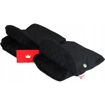 Rukávník Rukavice minky černo / černé