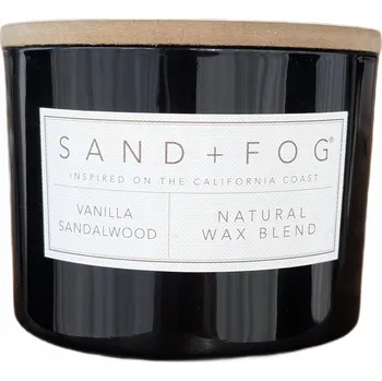 Svíčka Sójová vonná svíčka Vanilla Sandalwood Sand + Fog