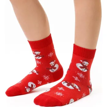 Dětská móda Červené Vánoční Dívčí Ponožky Steven, Červená 32/34 i41_9999953957_2:červená_3:32/34_