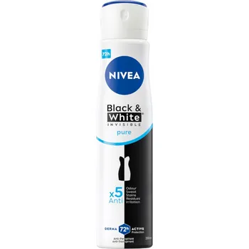 NIVEA Black&White Pure Antiperspirant dámský ve spreji 72h 250ml