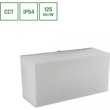 Nástěnné svítidlo Fasádní nástěnné svítidlo SCATOLLO 8W teplá/neutrální/studená bílá IP54 BÍLÉ