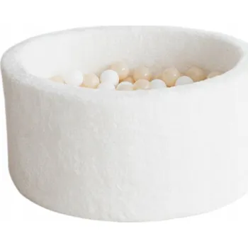 Suchý bazén Suchý bazén s míčky 40x90 PLUSZ ECRU - 250 míčků