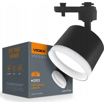 Svítidlo REFLEKTOR NA LIŠTU VIDEX pro žárovku GX53, lištové, černé