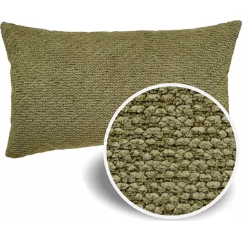 Povlak na dekorativní polštářek Dekorační povlak na polštář Scandi Boho zelený zeleň zelená struktura 30x50 cm