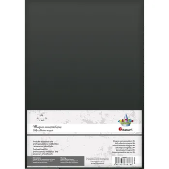 Obraz Titanový samolepicí Magnet v listech A4 1 mm