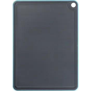 Kuchyňské prkénko Kuchyňské prkénko na krájení potravin, plastové, šedé, 35,5x26 cm