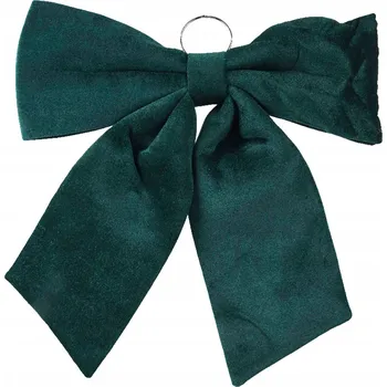 Vánoční dekorace Mašle Dekorace na vánoční stromeček Dveře Zelená 72x69x3 cm