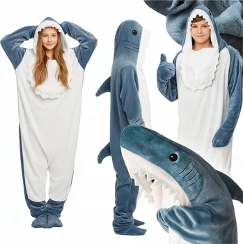 Spacák Deka žralok žralok spací pytel kostým žraloka dárek příjemný teplý kostým M