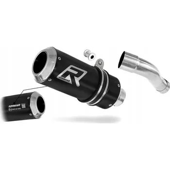 Výfuk pro motocykl CB 600F HORNET PC41 2007 - 2013 Homologovaný výfuk tlumič GP BLACK