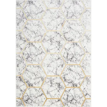 Koberec Koberec SHINE 120x170 Neobvyklý ZLATÝ moderní v10