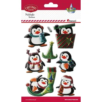 samolepka Titanum Samolepky na kopuli tučňáka