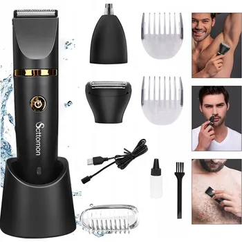 STROJEK NA VLASY ZASTŘIHOVAČ VOUSŮ TĚLA BEZDRÁTOVÝ VODĚODOLNÝ