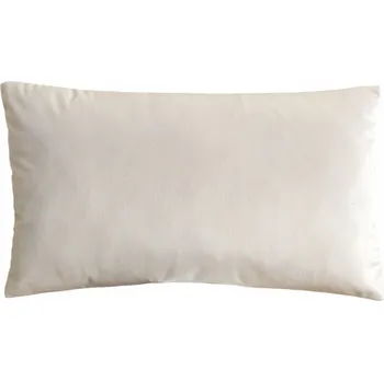 Povlak na polštářek Dekorační povlak na polštář Boho II velur samet smetanová/ecru 40x60