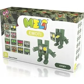 ostatní stavebnice Sada kostek Meli Emoti Army