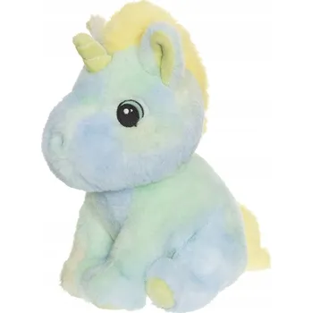 plyšák Teddykompaniet plyšová hračka jednorožec, plyšový jednorožec duhový, žlutý, 26 cm