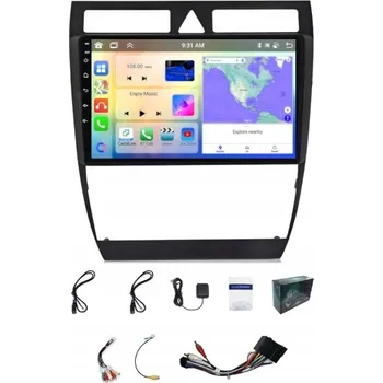 Autorádio ANDROID RÁDIO NAVIGACE AUDI A6 C5 1997-2004 WIFI USB BT GPS CARPLAY 4GB 64GB