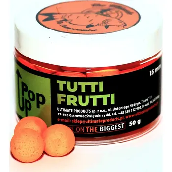Boilies Pop-up boilies 12mm Ultimate Products Tutti Frutti