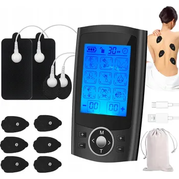 Masážní přístroj ELEKTRICKÝ TENS MASÁŽNÍ PŘÍSTROJ 36 REŽIMŮ MASÁŽE PRO ZÁDA, KRK A PÁTEŘ