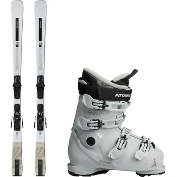 Sjezdové lyže Lyže SALOMON E S/Max N°4 & Lyžáky ATOMIC Hawx Magna 75 W Ice