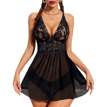 Podprsenka Noční košile SNM P128 s krátkými ramínky, univerzální velikost