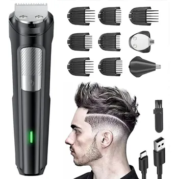 ZASTŘIHOVAČ PRO STŘÍHÁNÍ VOUSŮ VLASŮ STROJEK HOLICÍ STROJEK SADA