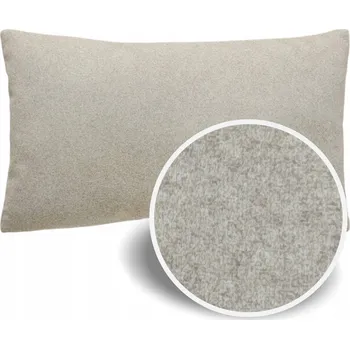 Povlak na polštářek DEKORAČNÍ povlak na polštář velvet samet světle béžový 40x60 cm